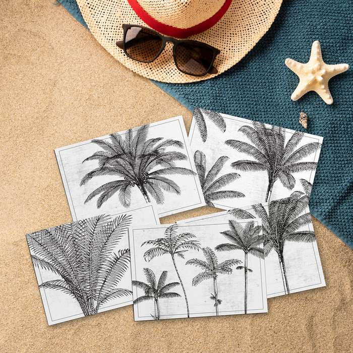 Ansichtkaartenset Palm