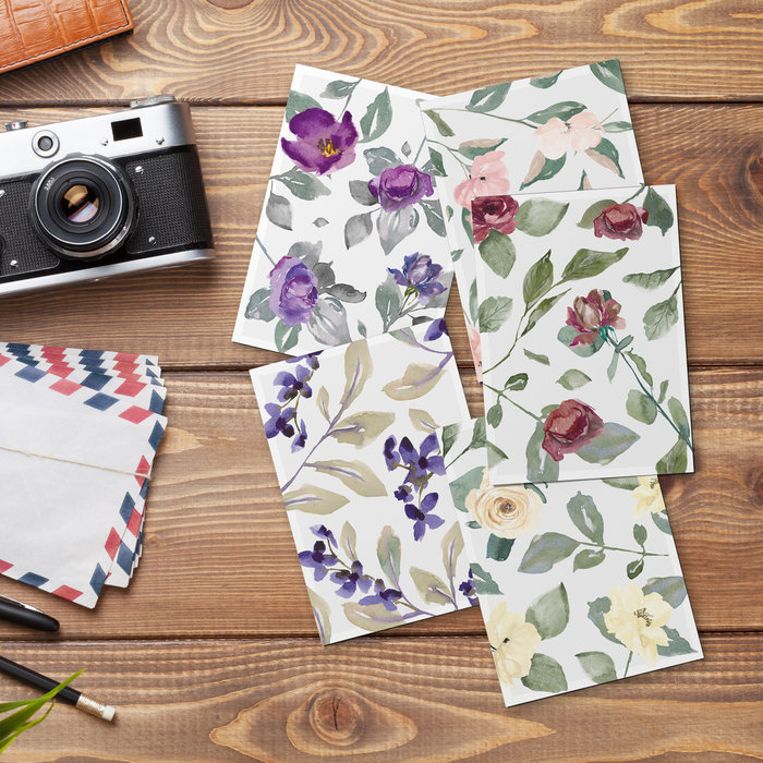 Ansichtkaartenset Bloemen