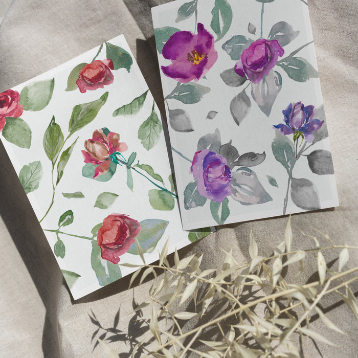 Ansichtkaartenset Bloemen