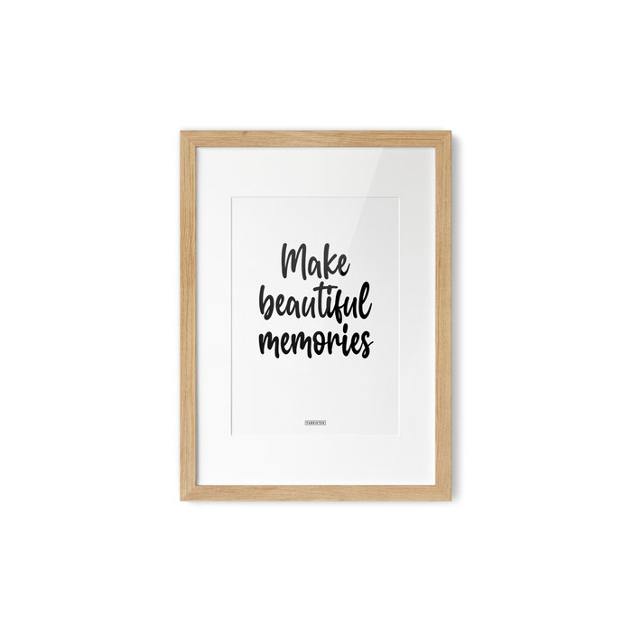Poster Make beautiful memories A4