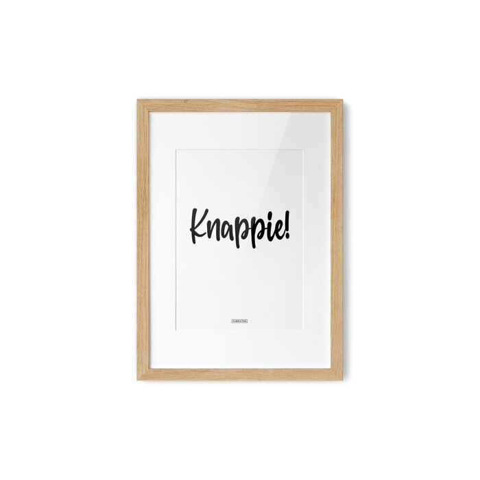 Poster Knappie! A4