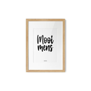 Poster Mooi mens A4