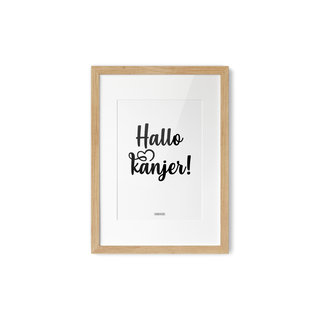 Poster Hallo Kanjer A4