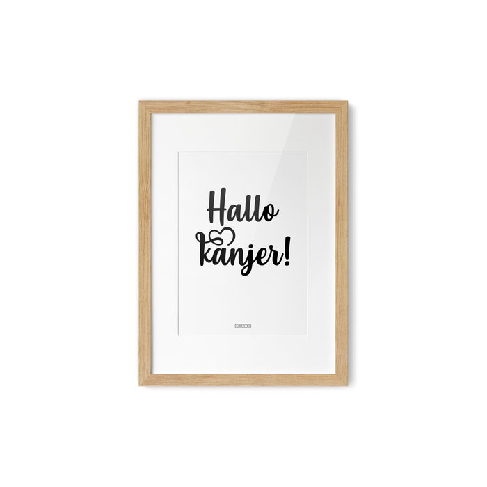 Poster Hallo Kanjer  A4
