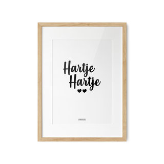 A3 tekst poster - Hartje Hartje