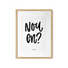 A3 quote poster Nou en?