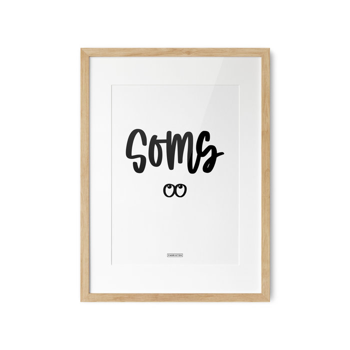 A3 quote poster - Soms