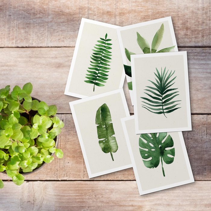 Ansichtkaartenset Botanisch