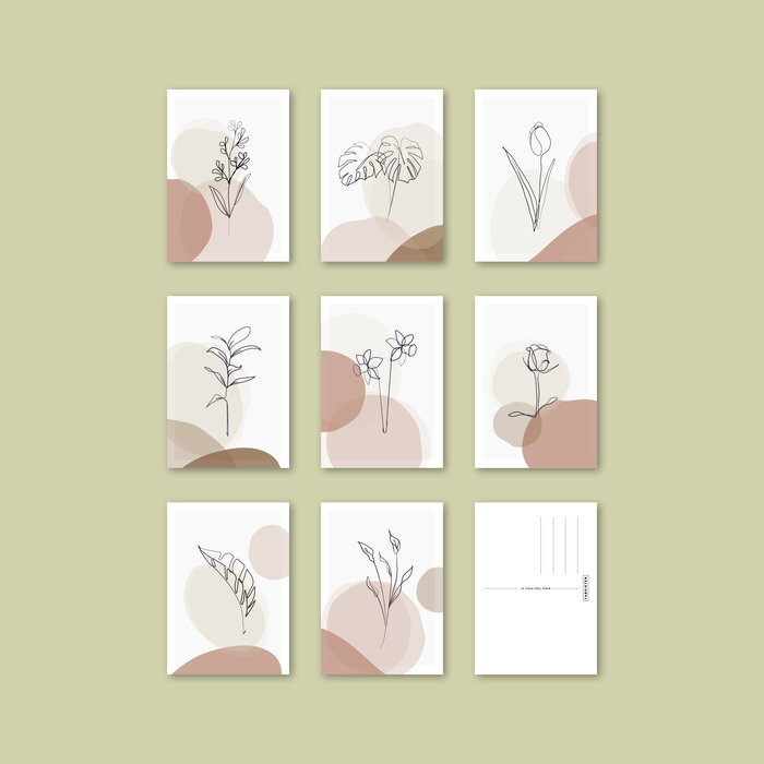 Fabrikten verjaardagskalender + ansichtkaarten Terra bundel