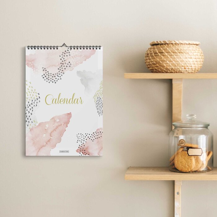Fabrikten verjaardagskalender + compacte weekplanner Waterverf bundel