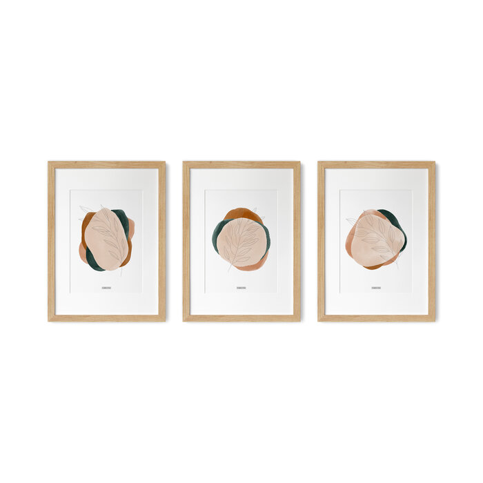 Fabrikten posterset Zen A4 set van 3