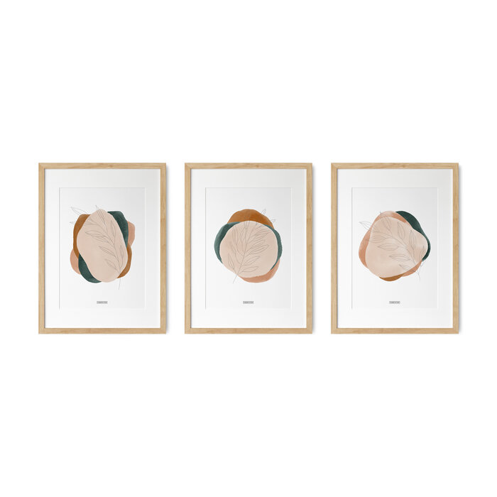 Fabrikten posterset Zen A3 set van 3