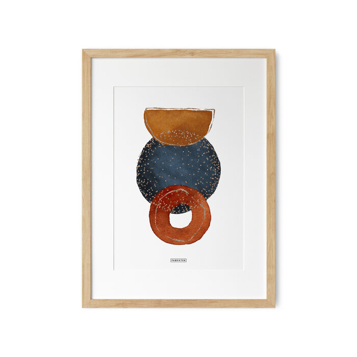 Fabrikten posterset Artsy A3 set van 3