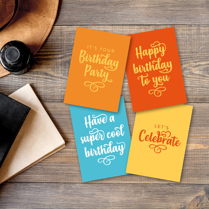 Ansichtkaartenset Party - 24 stuks A6