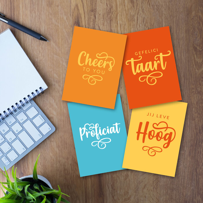 Ansichtkaartenset Party - 24 stuks A6