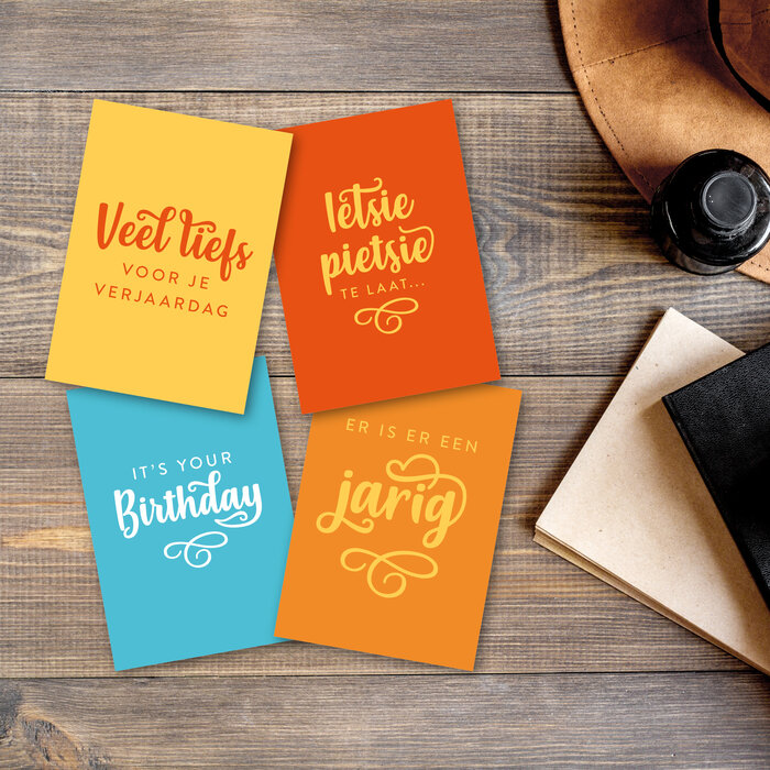 Ansichtkaartenset Party - 24 stuks A6
