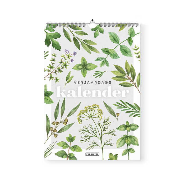 Verjaardagskalender Herbe A4