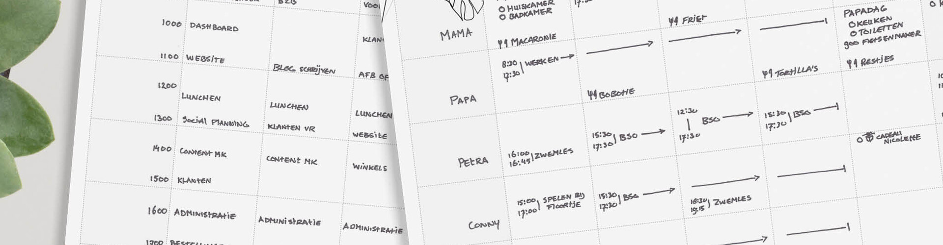 13 voordelen van papieren weekplanners: jouw geheime wapen voor productiviteit