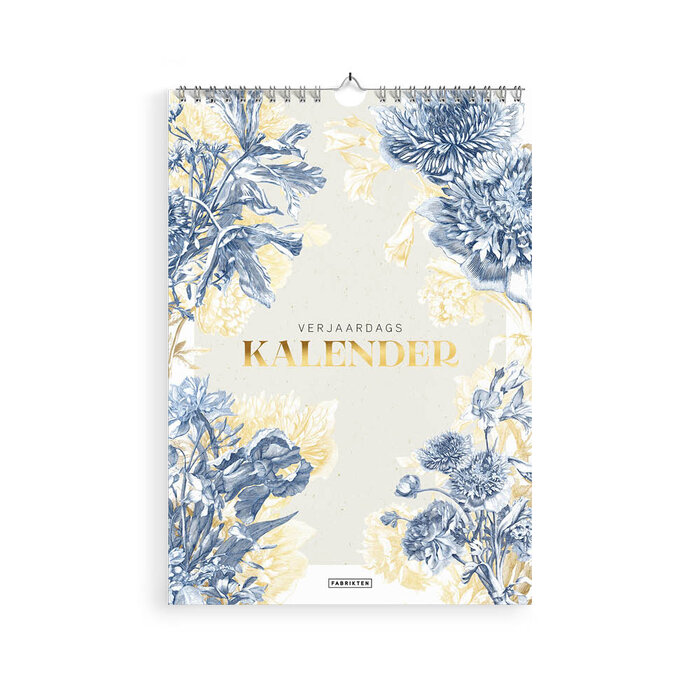 Verjaardagskalender Delfts A4