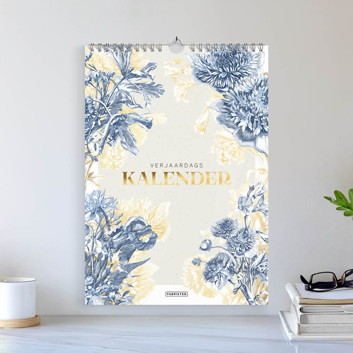 Verjaardagskalender Delfts A4