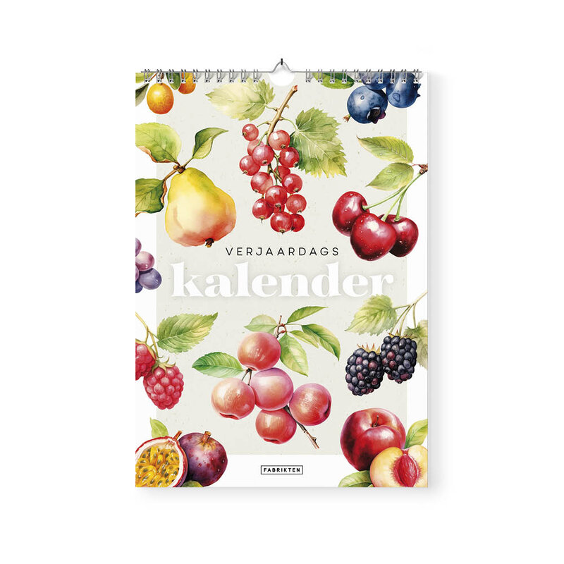 Verjaardagskalender Frutta A4
