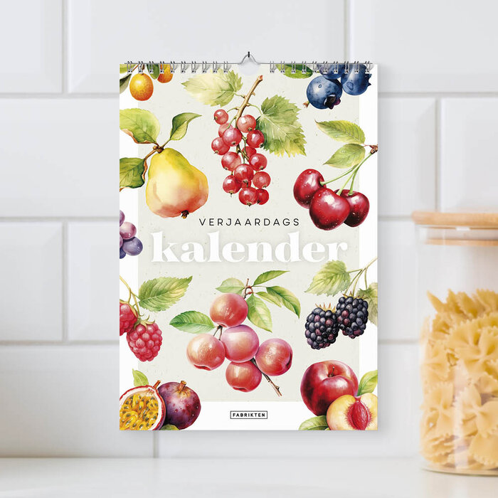 Verjaardagskalender Frutta A4