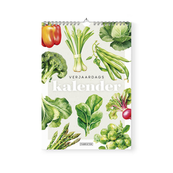 Verjaardagskalender Verdure A4