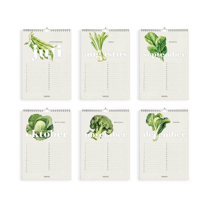 Verjaardagskalender Verdure A4