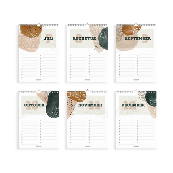 Fabrikten verjaardagskalender + weekplanner Zen Bundel A4