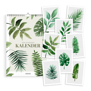Verjaardagskalender + ansichtkaarten Botanisch