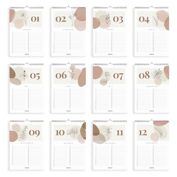 Verjaardagskalender compact Terra A5