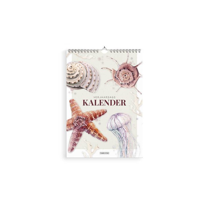 Verjaardagskalender compact Strand A5