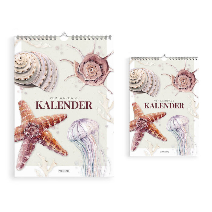 Verjaardagskalender compact Strand A5