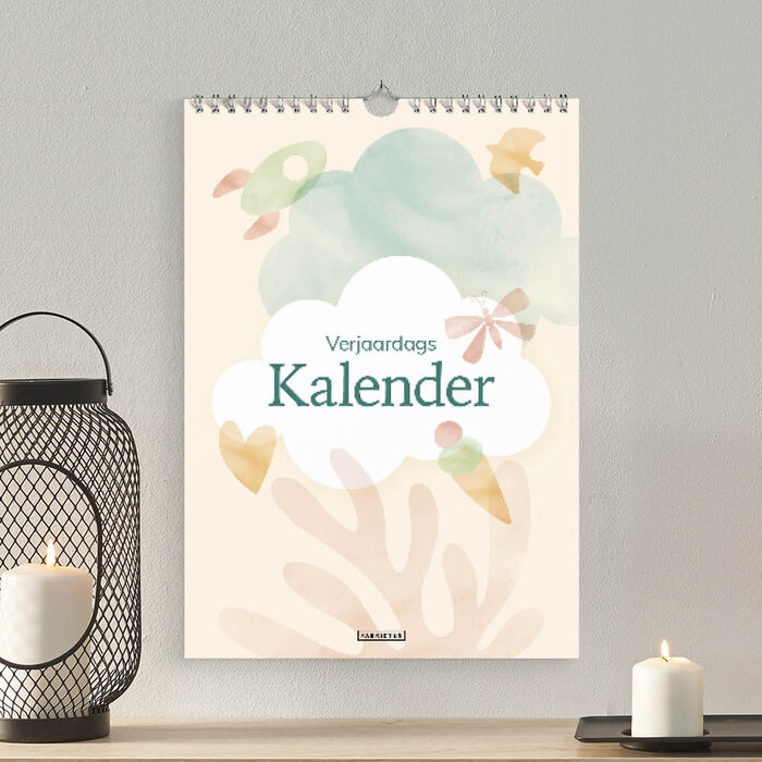 Verjaardagskalender Baby A4