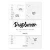 Dagplanner - zwart/wit - A5