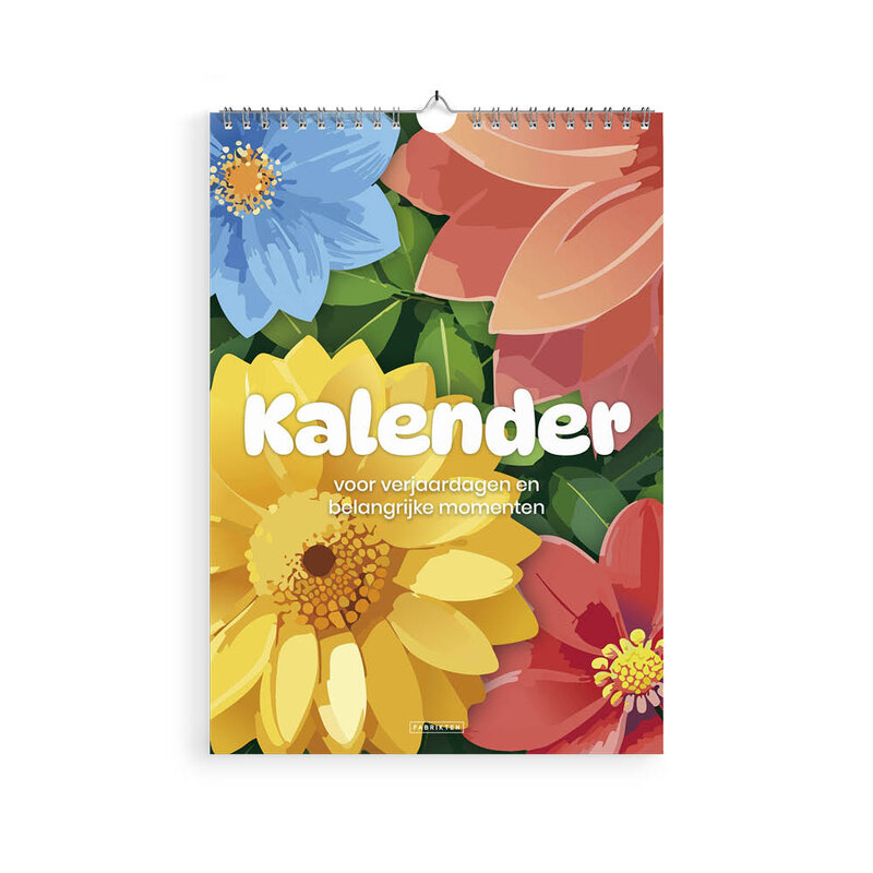 Verjaardagskalender Fleuri A4