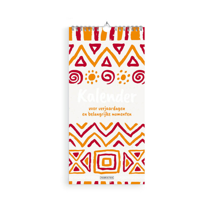 Verjaardagskalender Soul 14x29,7cm