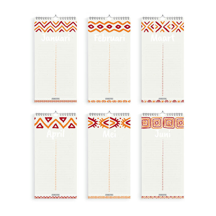 Verjaardagskalender Soul 14x29,7cm