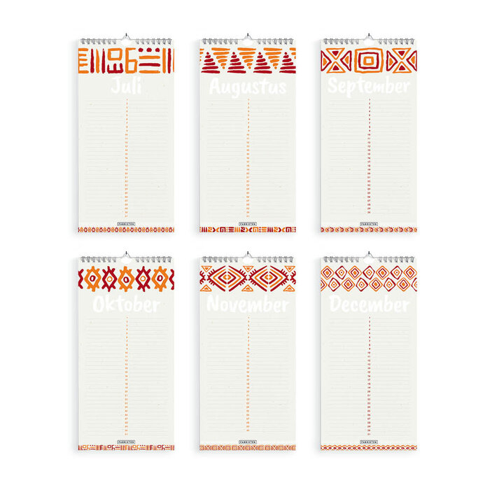Verjaardagskalender Soul 14x29,7cm