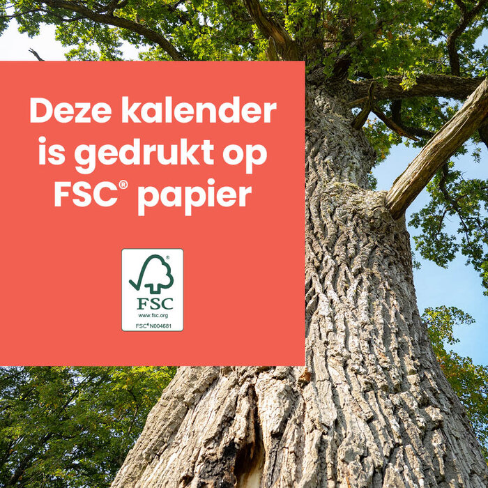 Verjaardagskalender Safari A4