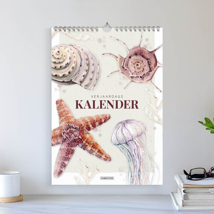 Verjaardagskalender Strand A4