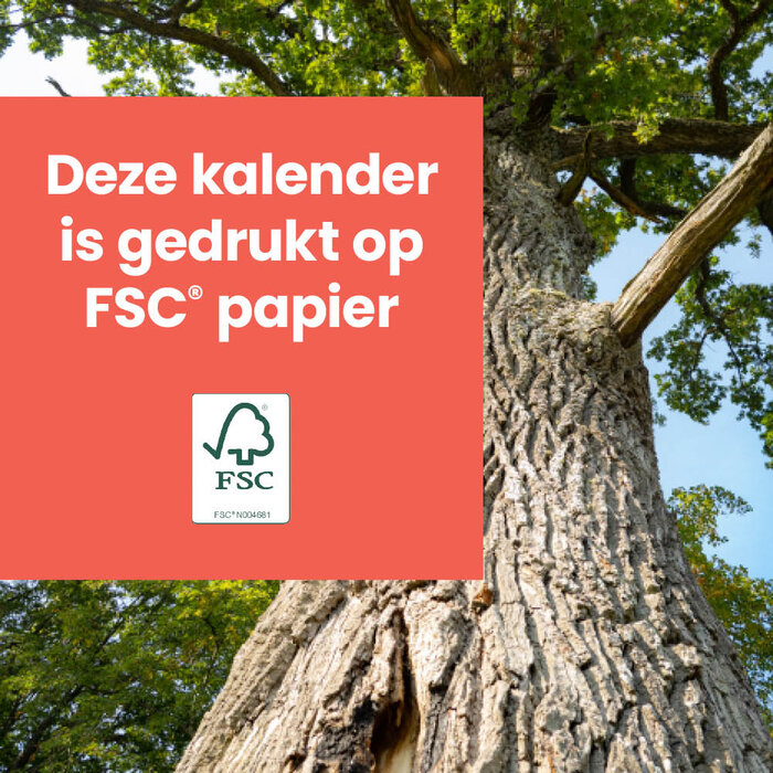 Verjaardagskalender Botanisch A4