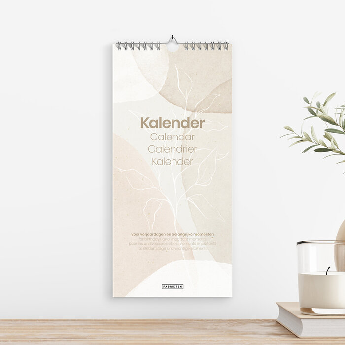 Verjaardagskalender Sabbia 14 x 29,7 cm