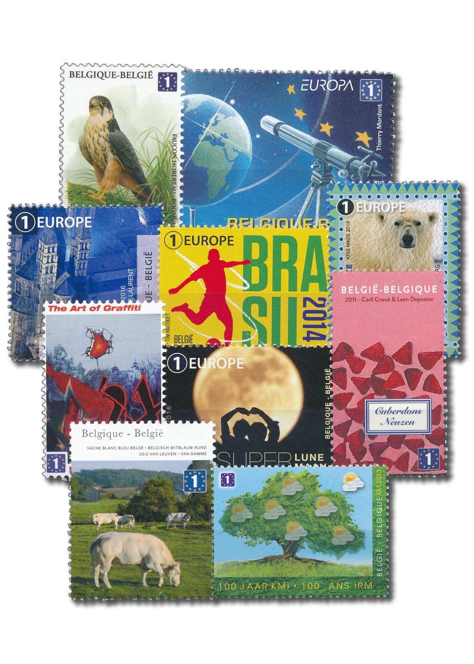 Stamps (per 10) - Rate 1, Europe