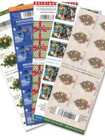 Thème NOËL - 10 timbres autocollants - Tarif 1, Belgique