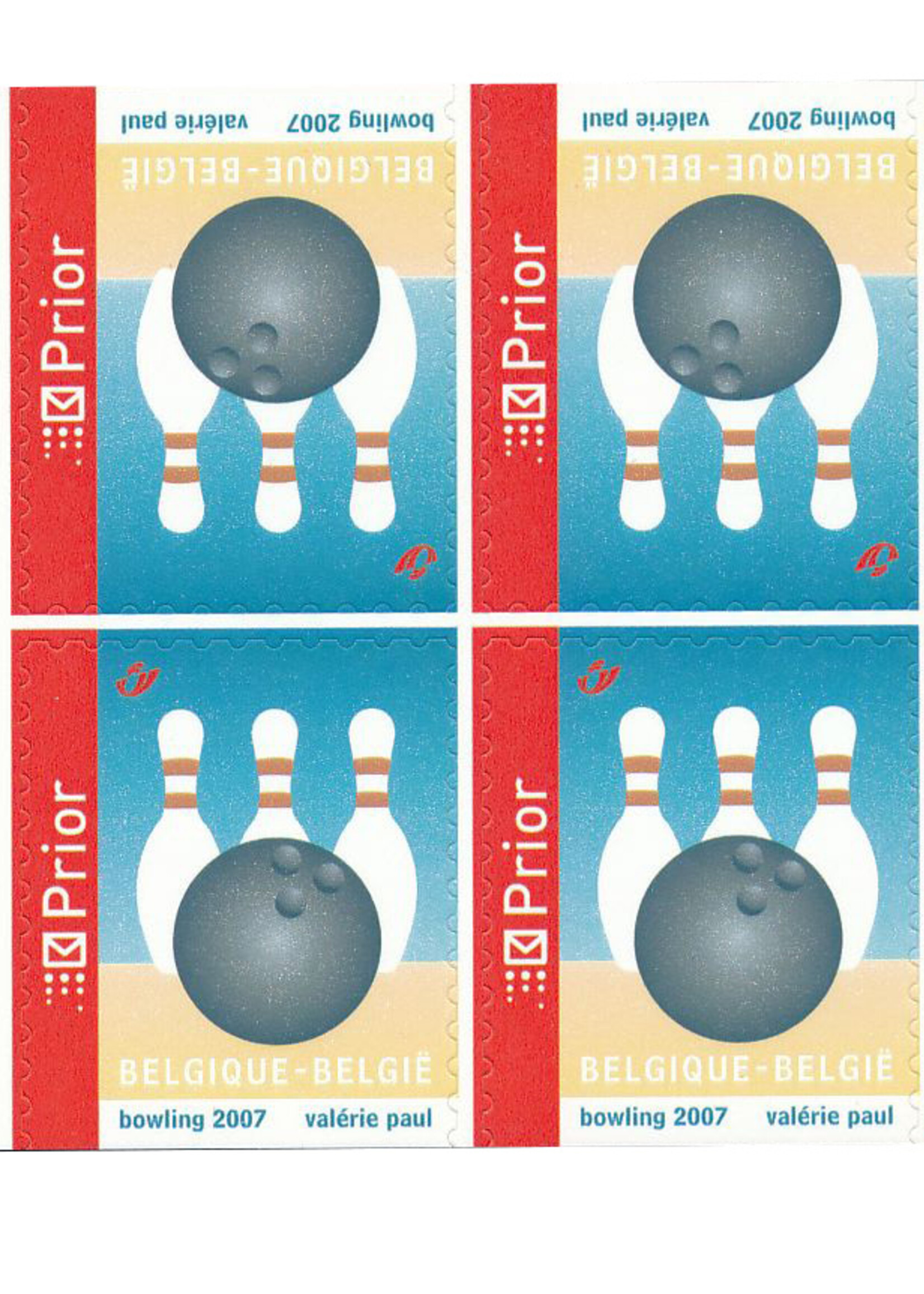 Theme Sports - Booklet with 10 self-adhesive stamps - Rate 1, Belgium