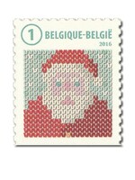 10 postzegels kerst - Kerstman - België