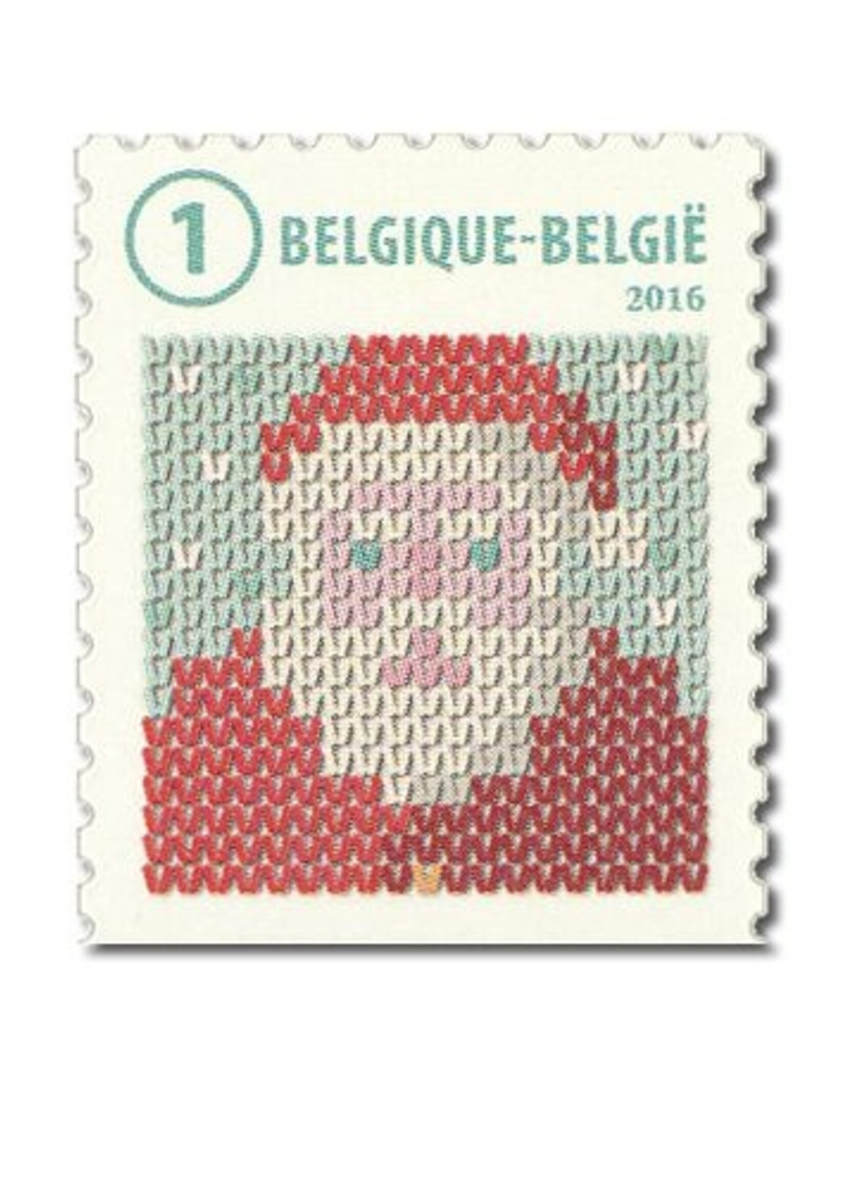 10 timbres Noël - Père Noël - Tarif 1, Belgique