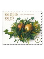 Pièce de Noël - 10 timbres autocollants - Belgique