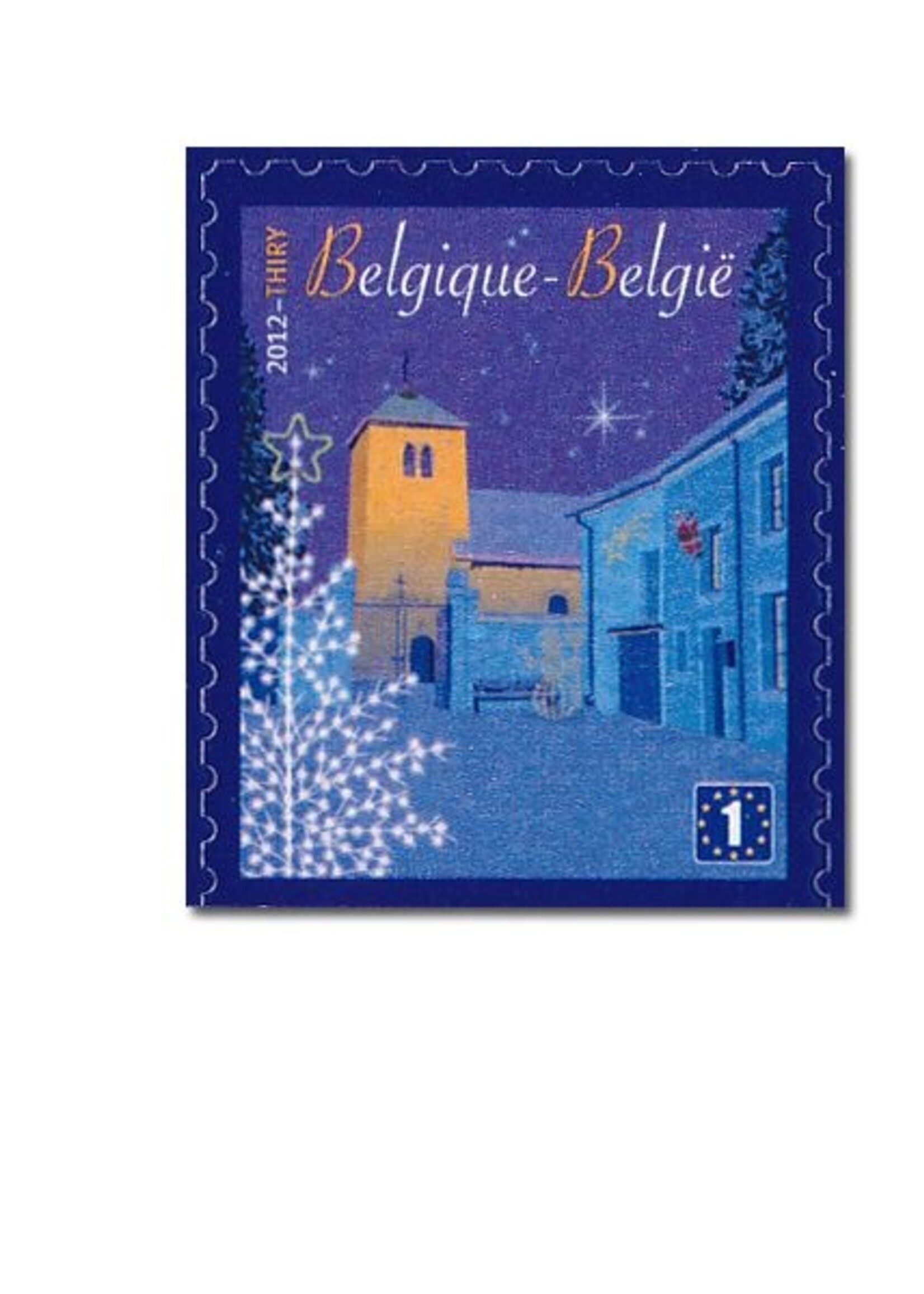 Europa Kerst - Postzegelboekje met 10 postzegels  - Tarief 1